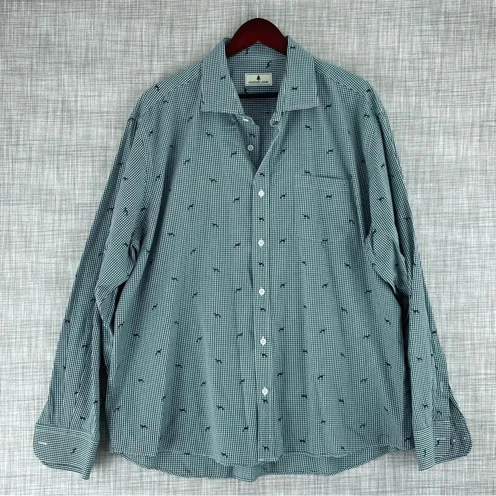 Southern Pines Shirt Mens Size XXL Long Sleeve Button Down 3100